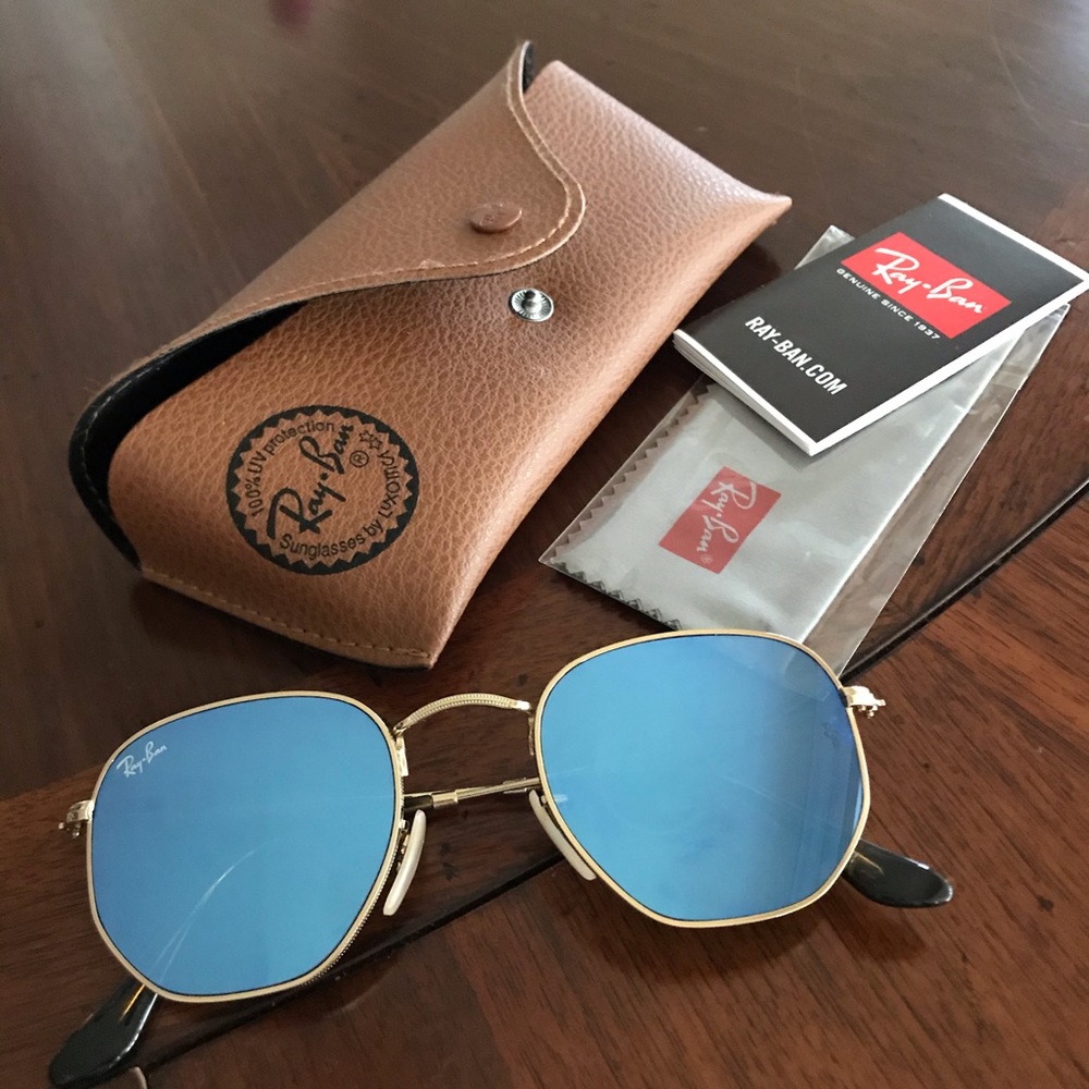 Ray-Ban Hexagonal Flat Sunglasses
